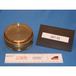 Sieve, Brass Frame, 3&quot; Diameter, 1&quot; Deep, 18 Mesh